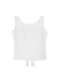 Bow Backless Wire - free Pad Crop Top Push - up Cami Top Cami Women's tank Tops - Zeprah