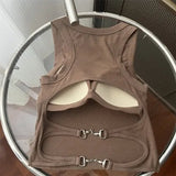 Bra Pad Basic tank Top Slim - fit Sleeveless Tops Versatile Going Out Tops - Zeprah