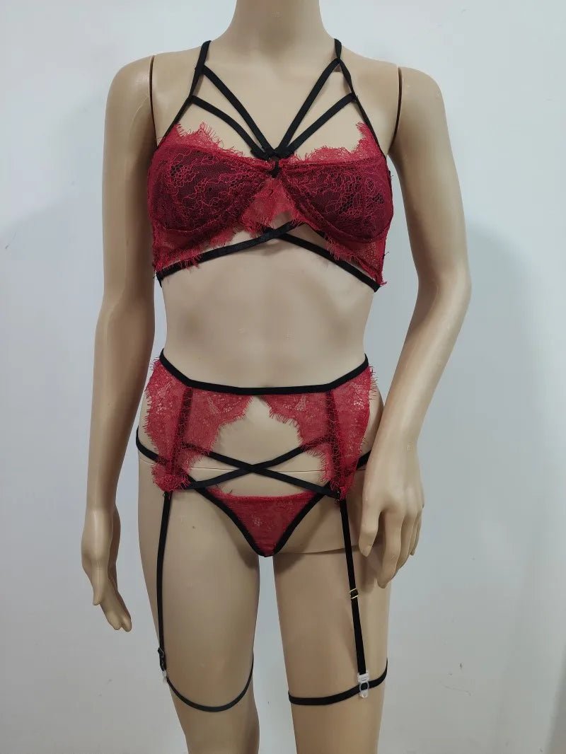 Bralette Teddy Babydoll Japanese Mature Women Uniform Sexy Lingerie With Garters Belt - Zeprah