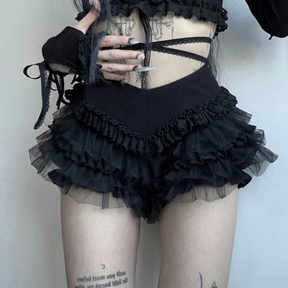 Breathable Eco - Friendly Women's Shorts Solid Color Lace Trim Slimming Booty Shorts for Dance Loungewear - Zeprah