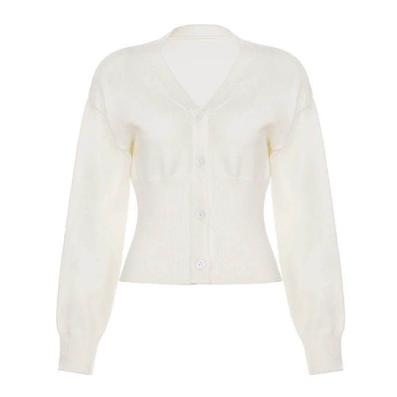 Bulk Custom Women's Oversized Cardigan, Solid Color Button Down Knit Sweater Coat - Zeprah