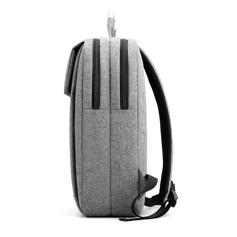 Business Laptop Backpack Man Aluminum Alloy Handle Nylon Laptop Backpacks School Bags - Zeprah
