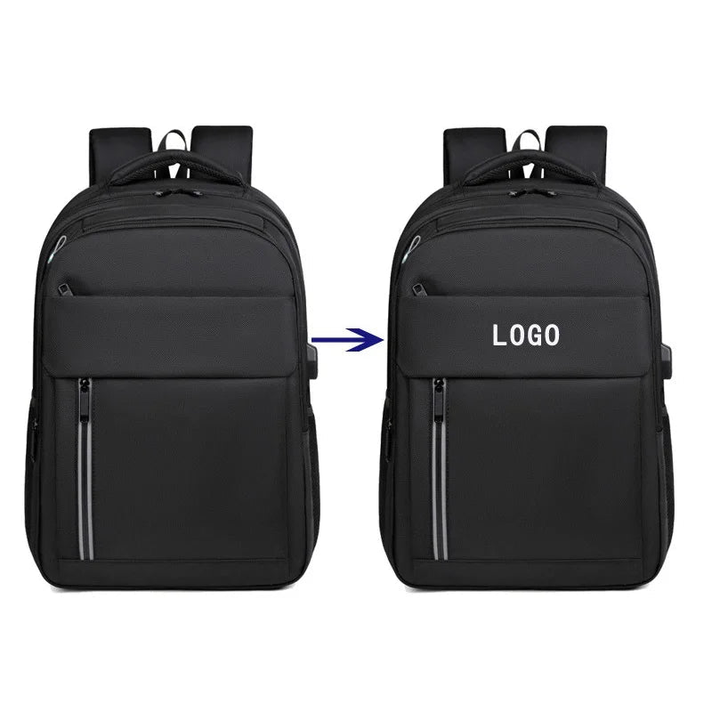 Business Laptop Bag High Quality Waterproof Oxford Polyester Travel Bag Multi - compartment Stylish Daypack USB - Zeprah