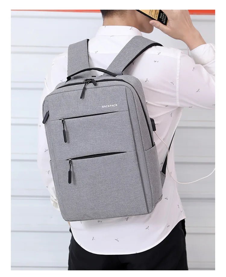 Business Polyester Fashion Waterproof Laptop Bags Supplier School Travel Women Men Smart Backpack - Zeprah