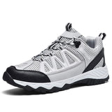 Professional Hiking Sports Shoes Plus Size US 12 13 EU 46 47 Breathable Men Outdoor Mountaineering Sneakers