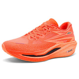 Ultra Lightweight Running Shoes with Shock-Absorbing Cushion Carbon Fiber for Gym Training Outdoor Sports Purple Orange Design