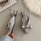 Chic European Summer Flat Sandals for Women - Silk/PU Slippers
