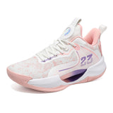 Premium Breathable Mesh Upper Sports Sneakers Responsive EVA Midsole Hollowed Sole High Traction Outsole Basketball Shoes