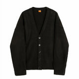 Men Knit Cardigan Oversized Loose Button Down Waffle Knit Sweater Coat Casual Daily Street Outerwear