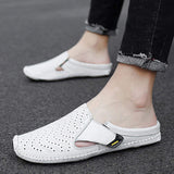 Summer Comfortable Casual Shoes Cool Experience Cowhide Material Good Quality Men Leather Sandals Shoes