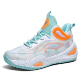 High Top Professional Men Outdoor Sports Sneakers Mesh Breathable Women Boys Basketball Shoes