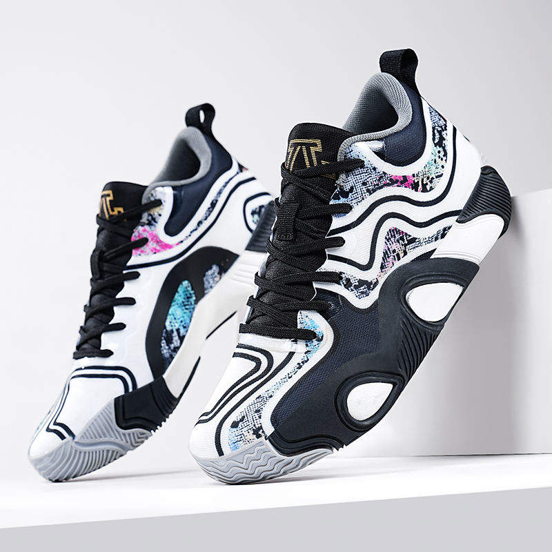 Customize Professional Men Outdoor Sports Sneakers Blank Leather Mesh Women Boys Basketball Shoes