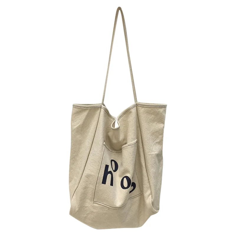 Canvas Bag Reusable Environmental Protection Shopping Bag Women's Tote Bags - Zeprah