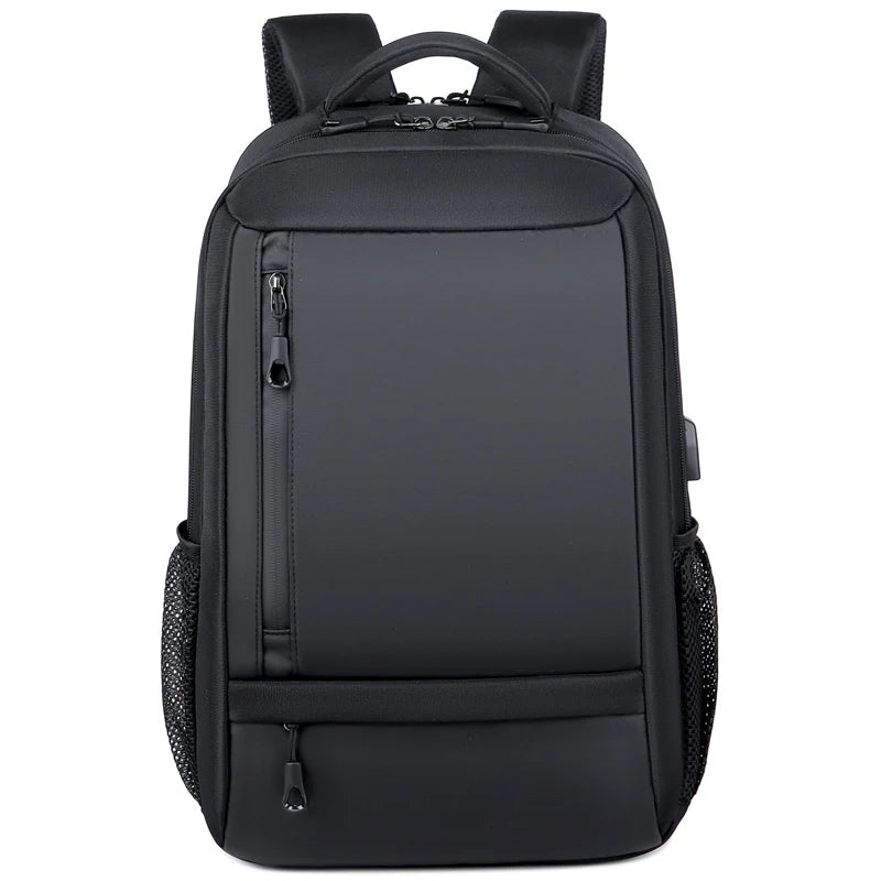 Casual Oxford Material Large Capacity USB Charger Laptop Backpack Waterproof for Business - Zeprah