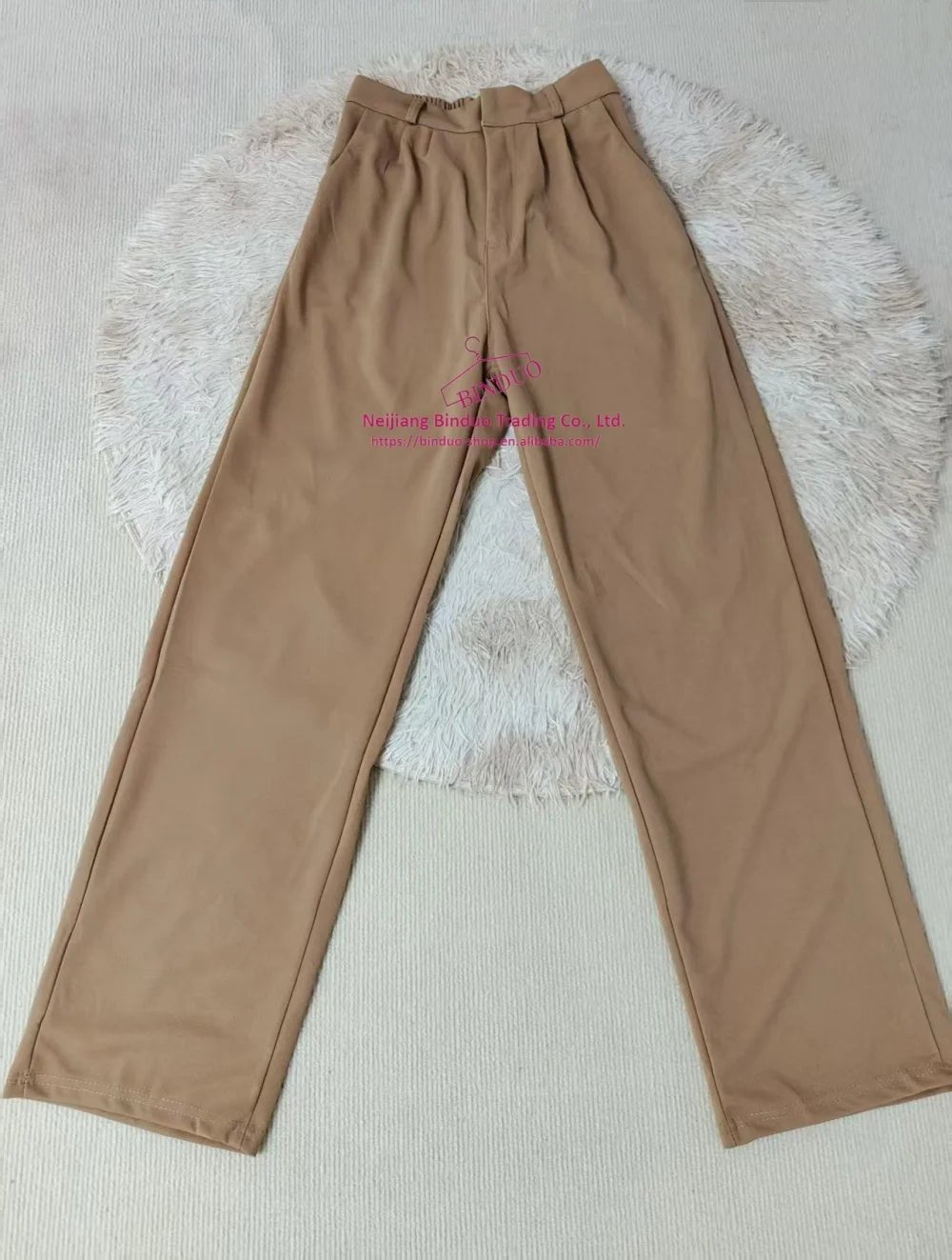 Casual Wide - Leg Trousers Popular Fashionable Trousers Simple Suit Pants - Zeprah