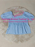 New Design Going Out Tops Best-selling Ruffle Tops for Women Summer Short-sleeved Blouse