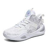 New High Top Basketball Shoes with Breathable Mesh Upper and Durable Rubber Outsole for Enhanced Ankle Support and Traction