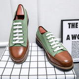 Latest Design Round Toe Cloth Shoes Hot Selling Handsome Casual Dress Shoes Classic Lace up