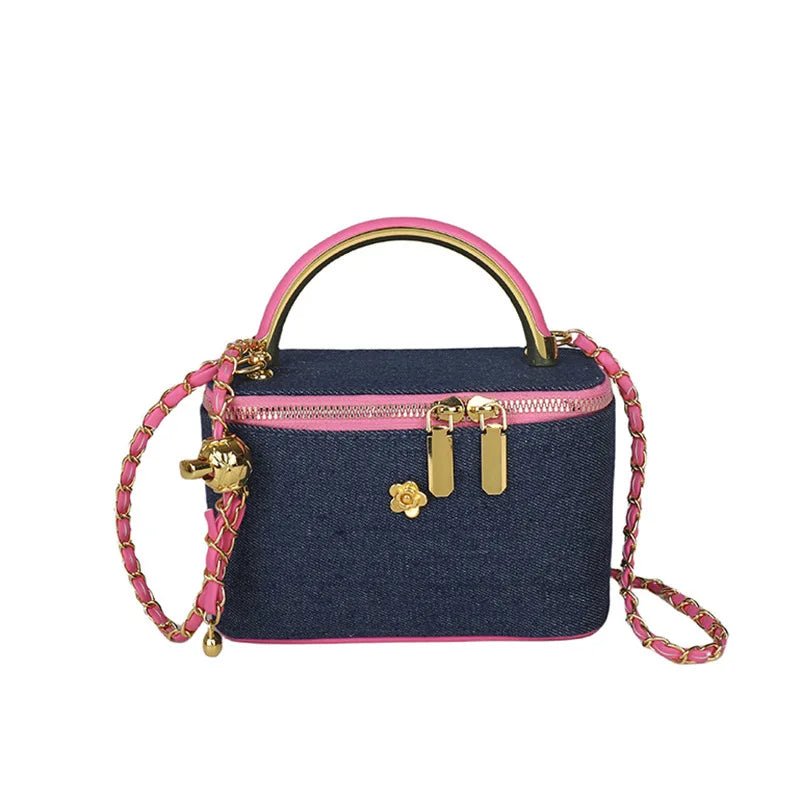 Chain Handbags Box Designer Shoulder Bags Small Top Handle Women's Handbags Luxury Purses - Zeprah