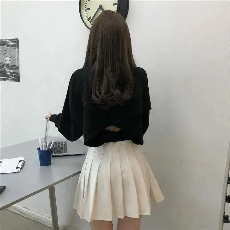 Classic Plain Loose - fit Solid Long - sleeved T-shirts Long Sleeve Base Shirt - Zeprah