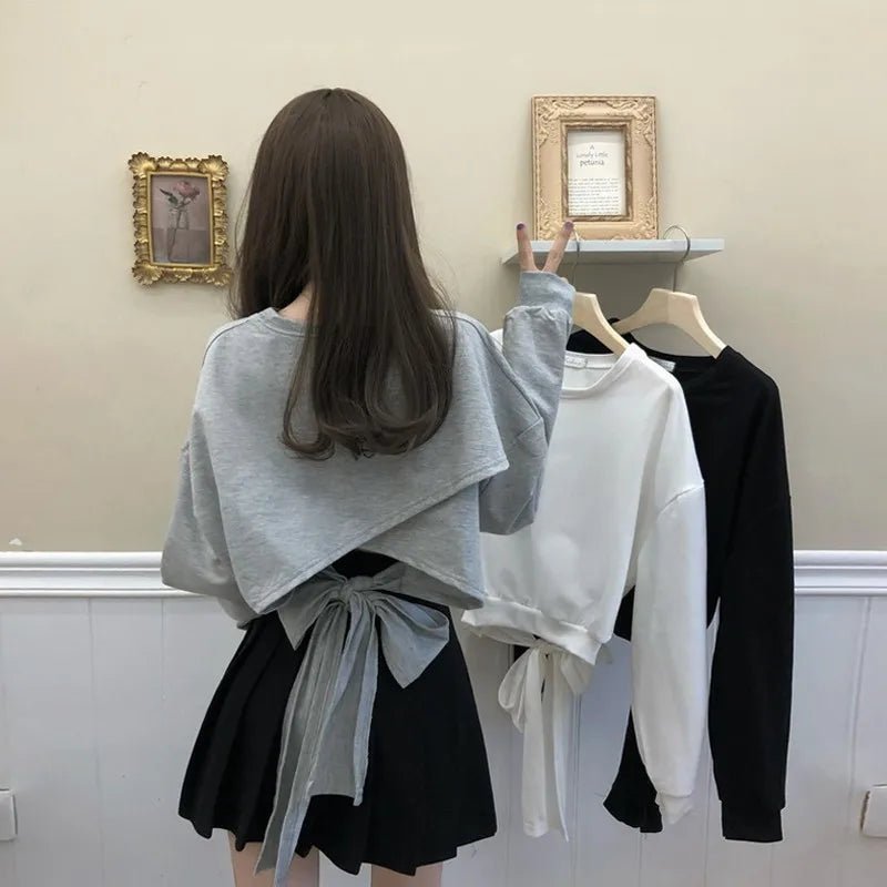 Classic Plain Loose - fit Solid Long - sleeved T-shirts Long Sleeve Base Shirt - Zeprah