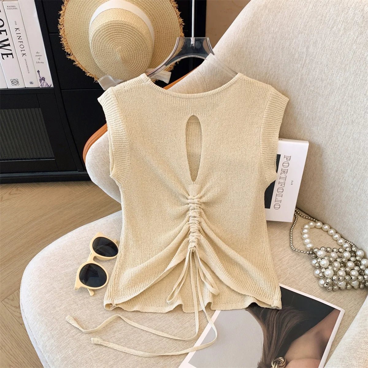 Cool Short Sleeve T-shirt Knitted Tops for Women Popular Women's T-shirts - Zeprah