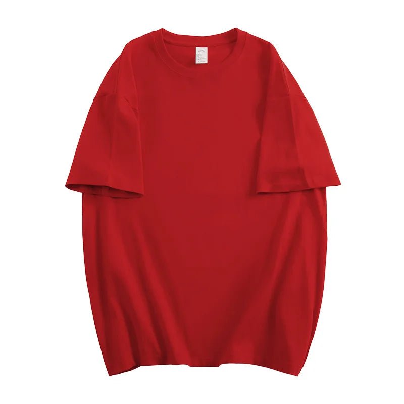 Cotton T-shirt Solid Cotton T-shirt Casual Short - sleeved T-shirt - Zeprah