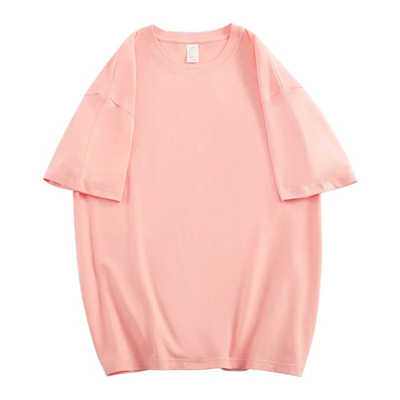 Cotton T-shirt Solid Cotton T-shirt Casual Short - sleeved T-shirt - Zeprah