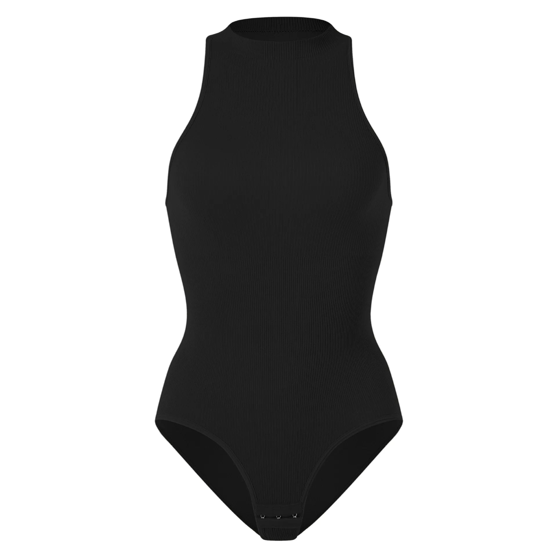 Crewneck Bodysuit Bra Extender Waistcoat Sleeveless T - shaped Shapewear - Zeprah