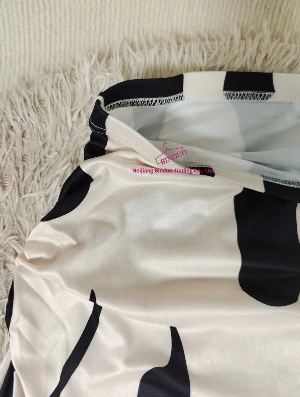 Cross - border European and American Fashion Women's Tight High Waist Fishtail Skirt Printed Pattern Skirt - Zeprah