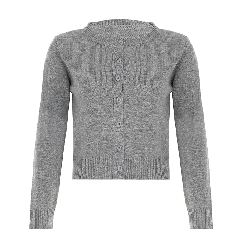 Custom Plain Cardigan Women's Winter Solid Color Casual Knitwear Wool/Viscose Soft Lounge Sweater Button Front Factory - Zeprah