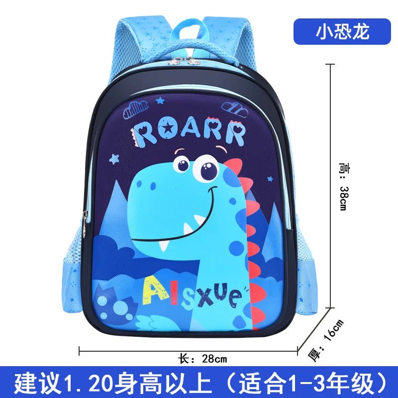 Cute Cartoon Design Waterproof Oxford Polyester for Primary School Students New Lightweight Schoolbag for Boys Girls - Zeprah