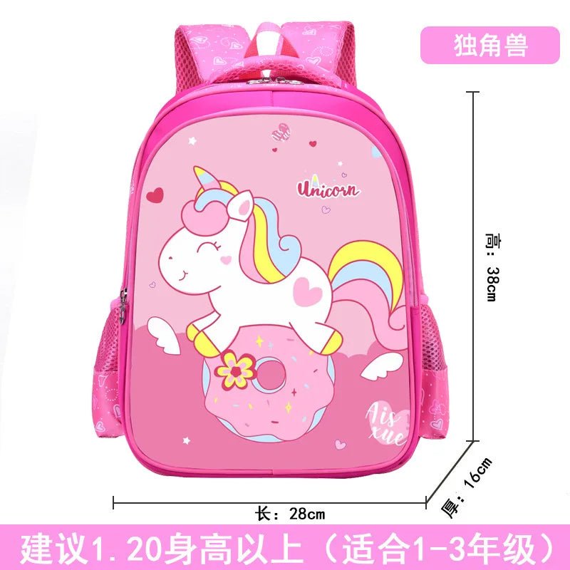 Cute Cartoon Design Waterproof Oxford Polyester for Primary School Students New Lightweight Schoolbag for Boys Girls - Zeprah