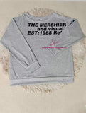 Oblique Shoulder Printed Loose-fit Long-sleeved Hoodie Long Sleeve Base Shirt