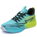 All Black Sports Shoes Knitted Mesh Upper and Breathable Lining Running Sneakers