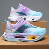 Futuristic Vibrant Design High Performance Athletic Shoes with Shock-Absorbing Sole Durable Rubber Outsole for All Terrains