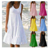 Premium Quality Cami Dress Cool Best-selling Casual Dresses Solid Midi Dress