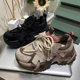 Spring New Thick Sole Platform Casual Running Shoe Chunky Women Sneakers