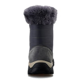 Warm Plush Calf Midi Boots Plus Size Waterproof Leather Snow Rain Windproof Hiking Boots for Men
