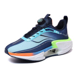 Easy on and off Twist Lock Closure Running Sneakers with Arch Support Cushioning Technology Gradient Midsole for Gym Casual Wear