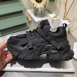 Spring New Thick Sole Platform Casual Running Shoe Chunky Women Sneakers
