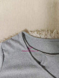 4xl Women's Trendy Long Sleeve T-Shirt Slim Fit Waist Spring Autumn Winter Anti-Pilling Fashionable Plain Dyed Knitted Top