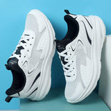 Streamlined Aerodynamic Breathable Mesh Sports Running Shoes with Shock Absorption Lightweight Sole