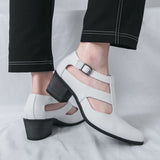 Pointed Toe Comfortable Buckle Strap Summer Outdoor Classic Casual Sandals Shoes for Men