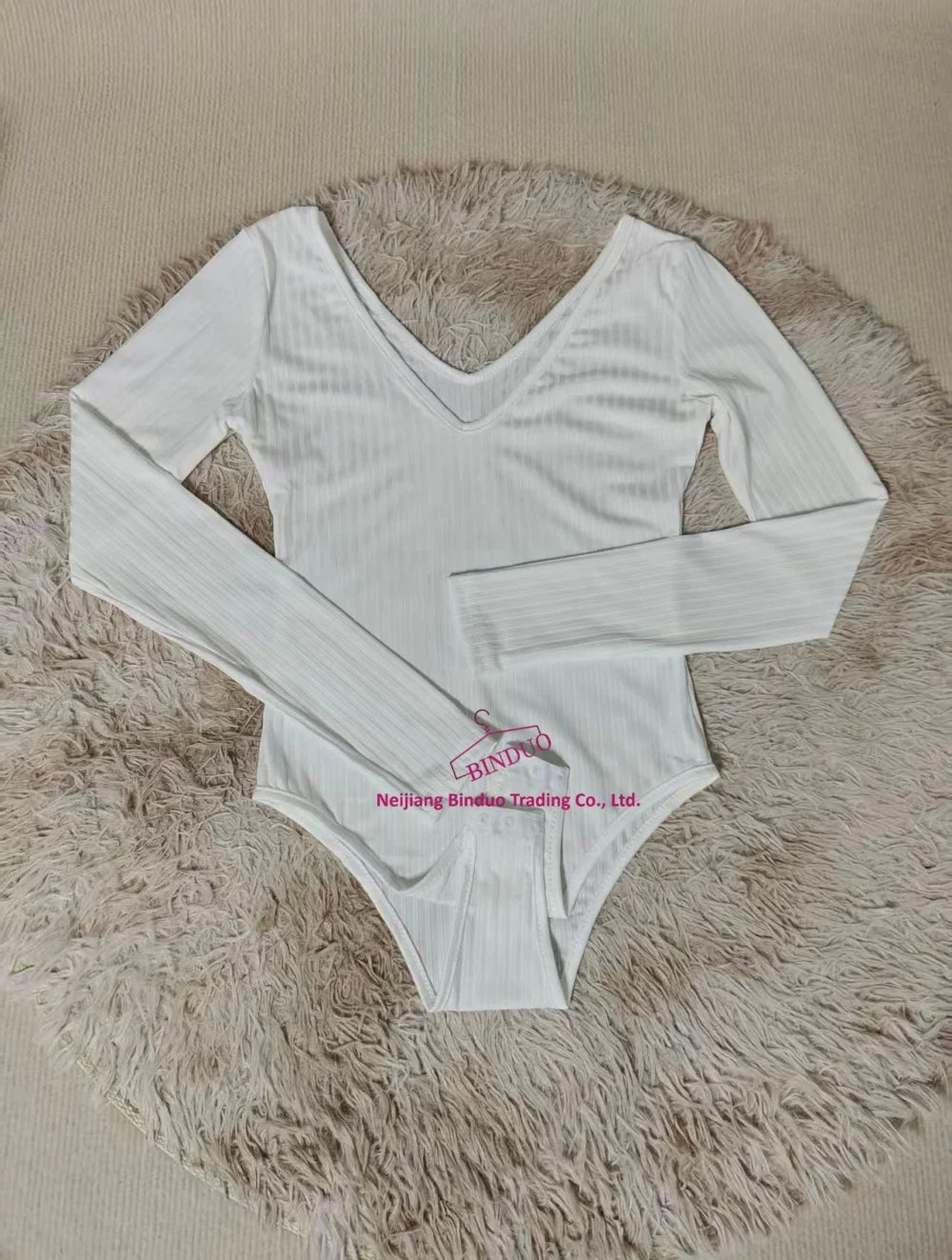 Deep V - neck Bodysuit Solid One - piece Vest Slim - fit Base Jumpsuit - Zeprah