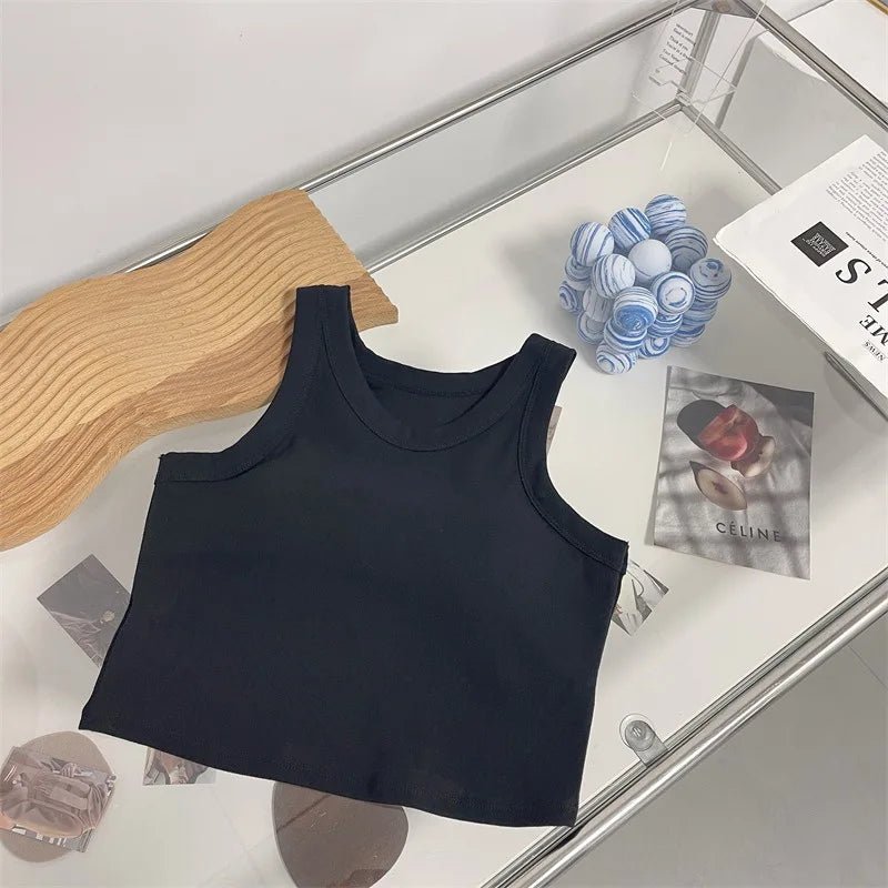 Dropshipping Products Wirefree Cotton Workout Bralettes Cami Bra Tank Tops With Pads - Zeprah