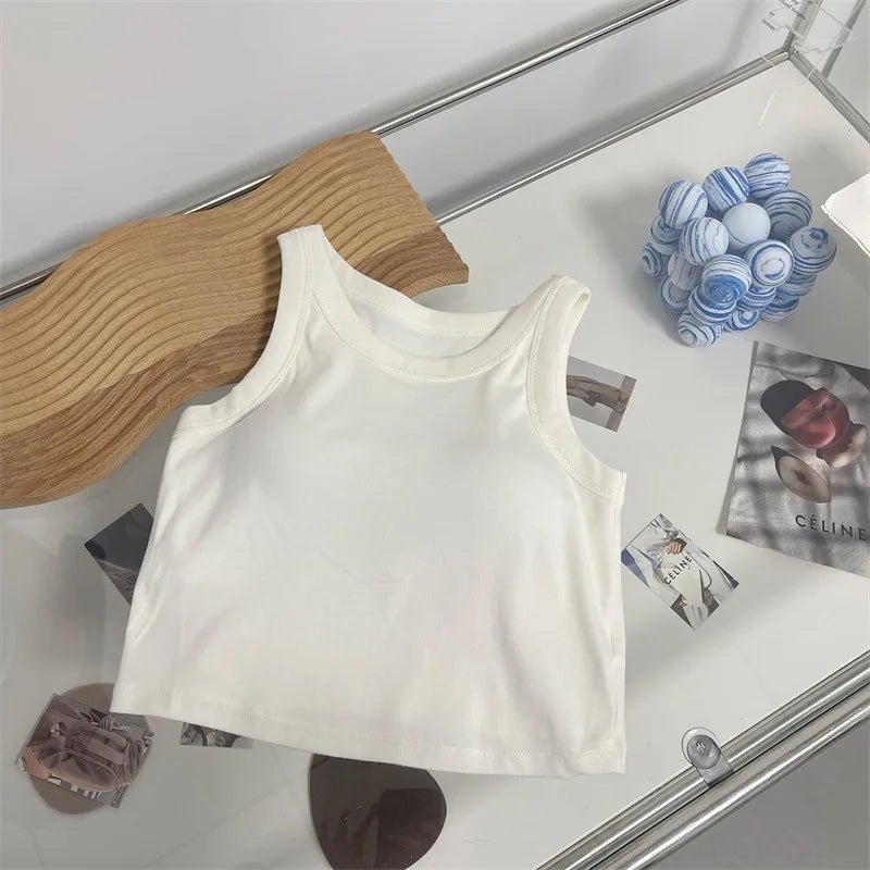 Dropshipping Products Wirefree Cotton Workout Bralettes Cami Bra Tank Tops With Pads - Zeprah