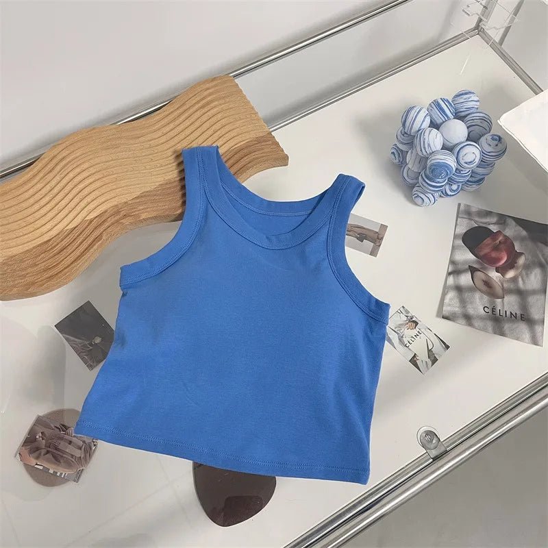 Dropshipping Products Wirefree Cotton Workout Bralettes Cami Bra Tank Tops With Pads - Zeprah
