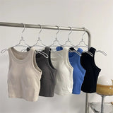 Dropshipping Products Wirefree Cotton Workout Bralettes Cami Bra Tank Tops With Pads - Zeprah