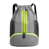 Dry Wet Separation Drawstring Backpack with Polyester Lining for Sports Professional Men's Basketball Gym Drawstring Bag - Zeprah